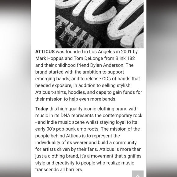 Atticus Blink 182 skulls grey crewneck cotton tee shirt - Picture 10 of 10